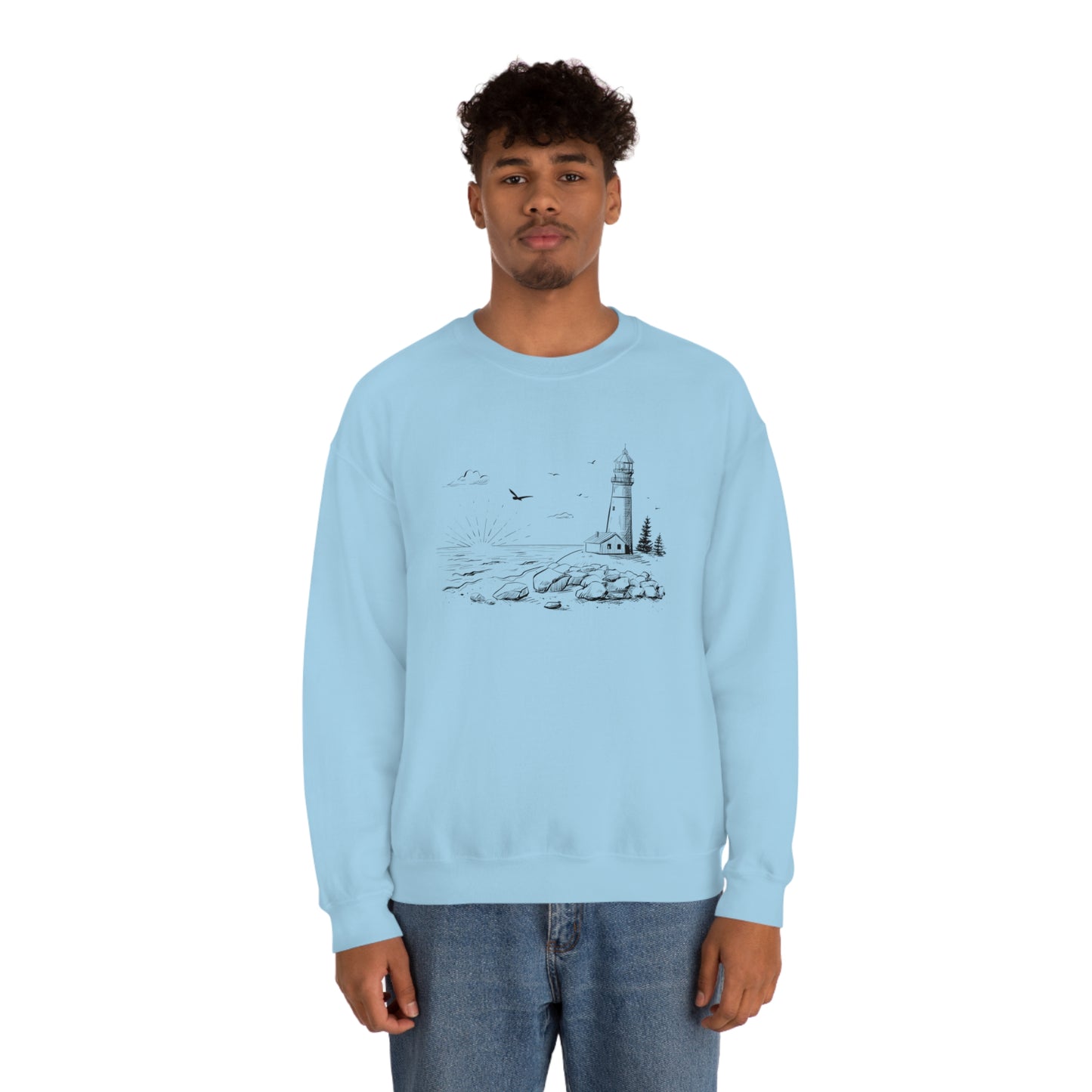 Lighthouse - Unisex Heavy Blend™ Crewneck Sweatshirt