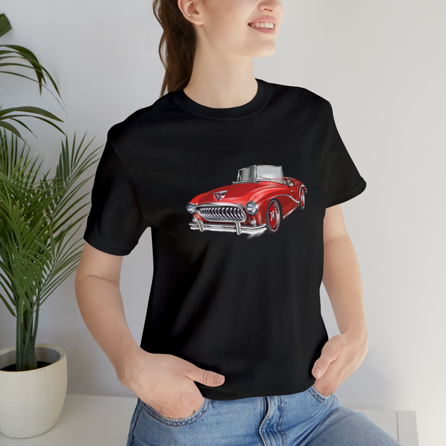 Vintage Car - Unisex Jersey Short Sleeve Tee