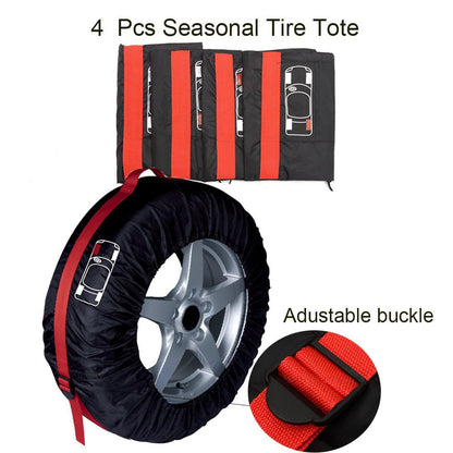 Car Tire Storage Bag Snow Tire Cover Spare Tire Cover